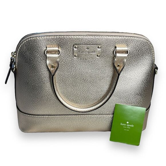 Kate Spade Wellesley Rachelle Rose Gold Purse - Picture 2 of 10